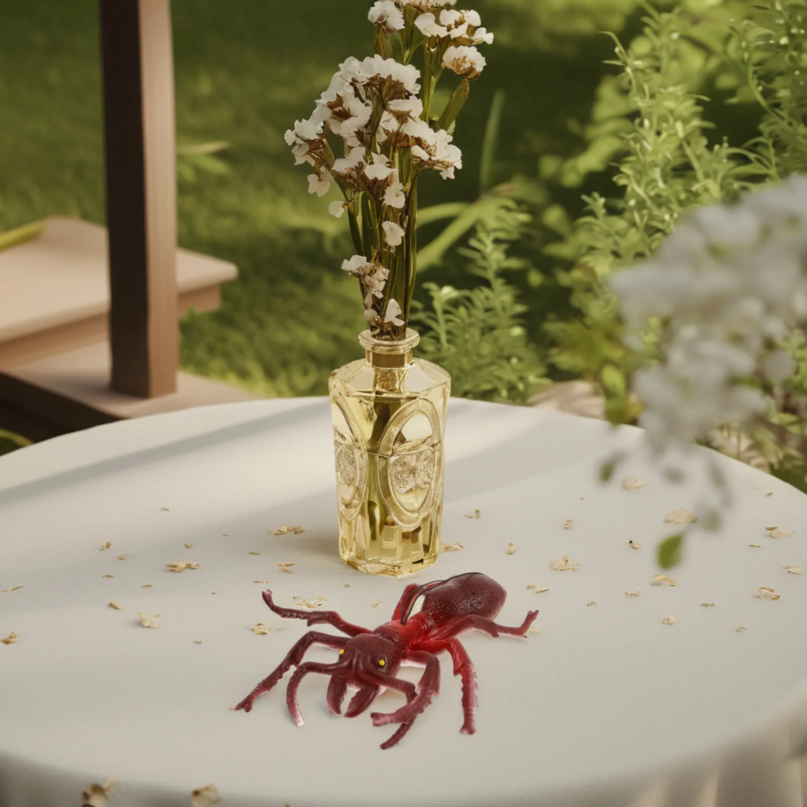 

Realistic Simulation Ants Soft Small Size for Halloween Prank Garden Decor Desktop Ornament Festival Decorations