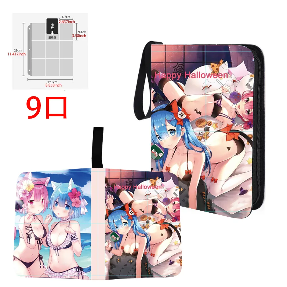 Goddess Story 9 Pocket Card Binder 4 Pocket Card Binder Card book Waifu Collection Card Binder Sexy Binder Christmas Binder