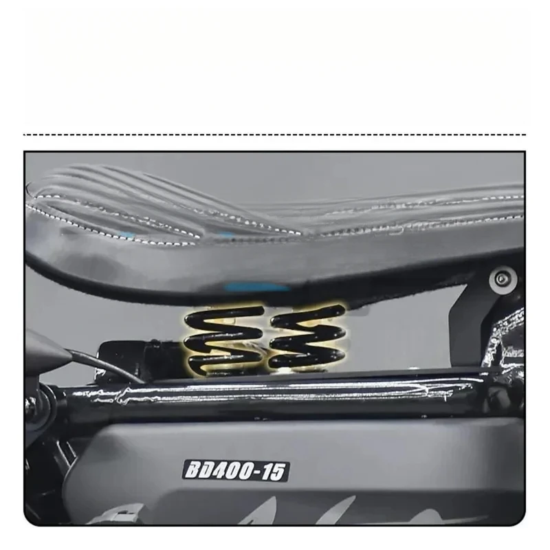 Single-seat widened spring shock absorber For BENDA CHINCHILLA 450 CHINCHILLA 500 seat cushion mudguard 500CHINCHILLA