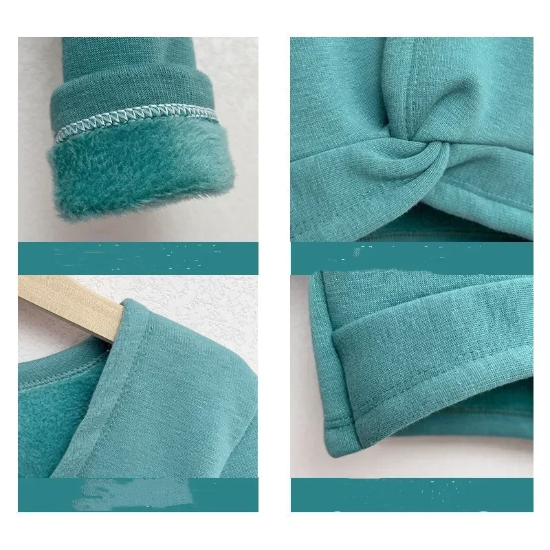 Tops envolventes de Ballet para niñas interiores de terciopelo, suéter de baile de manga larga para niños, abrigo grueso de lana para invierno, cárdigan de algodón para bailarina