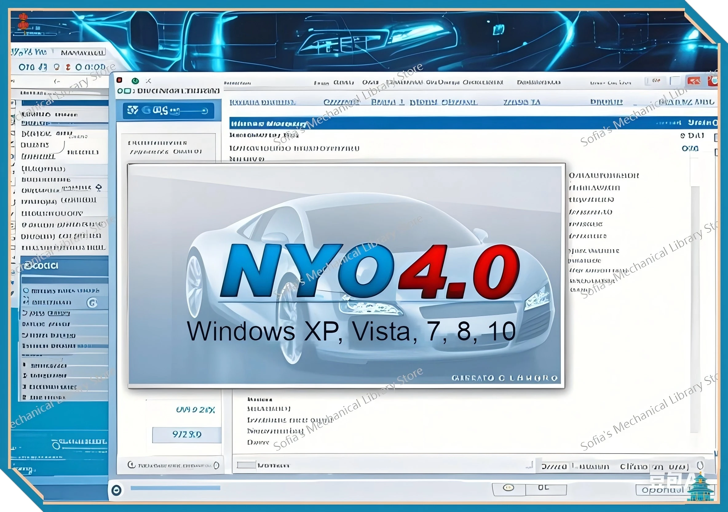 

Hot NYO 4 Full Database Airbag+IMMO+Dashboard+Carradio+Navigation Auto Data Repair Software CD USB Disk Car Radio nyo4 full