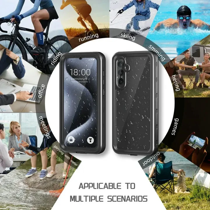 A55 A15 A 25 34 55 5G Waterproof Case IP68 Divivg for Samsung Galaxy A54 A35 13 A04s A34 A14 A25 35 Cover 360 Protect Seal Funda