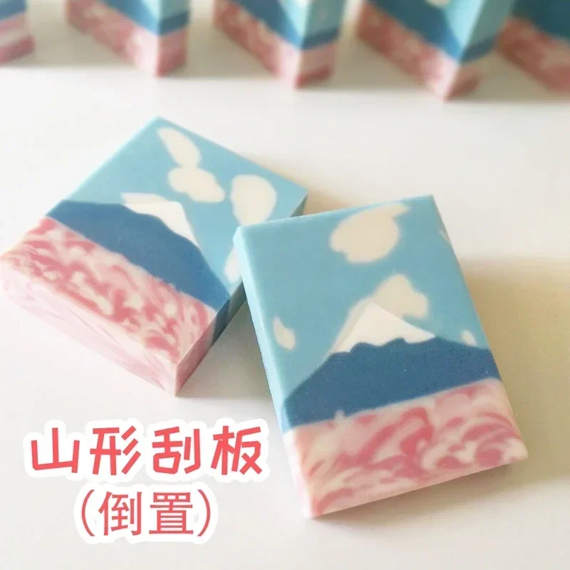 Mountain Tops and Clouds Handmade Soap Scraper and Shaping Tool Various Soap Designs Customzied