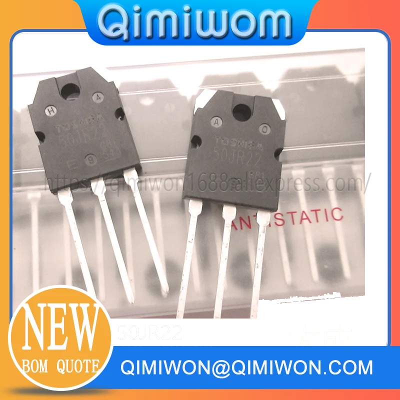 10-100pcs/lot 100% New Imported Original GT50JR22 50JR22 TO-247 IGBT Power Transistor 50A 600V