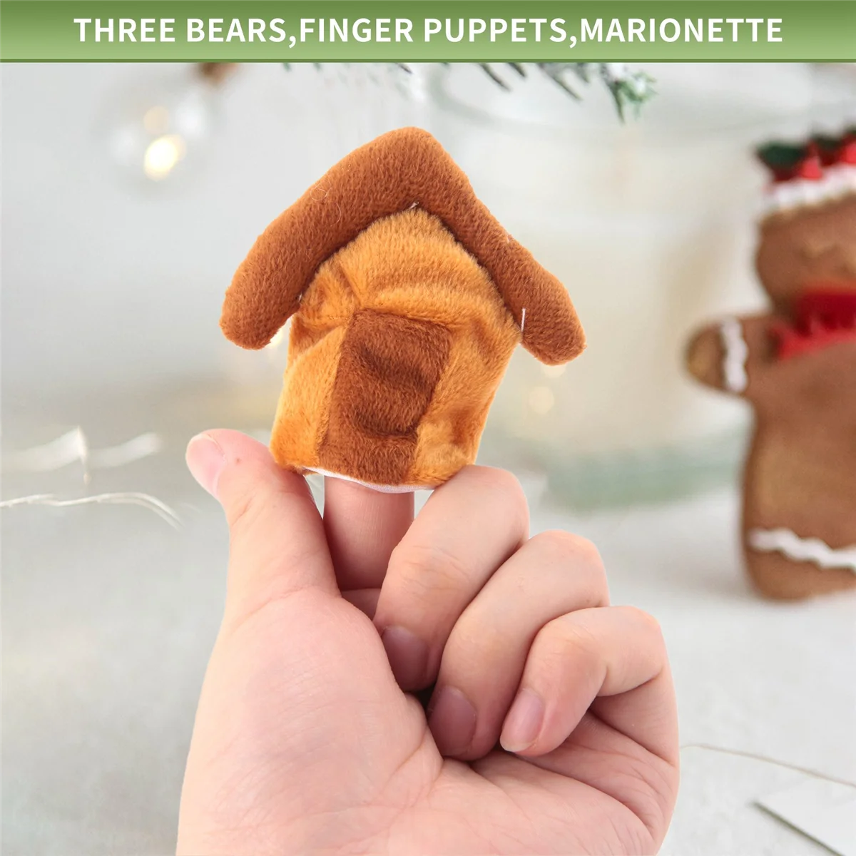 مجموعة من 5 قطع من حكاية الأصابع الخيالية الذهبية وثلاثة الدببة