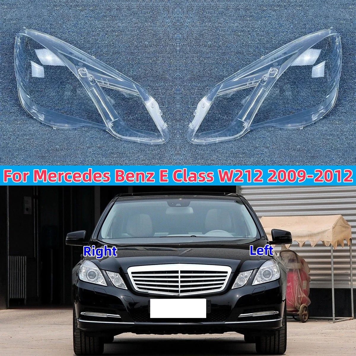

Для 2009 2010 2011 2012 Mercedes Benz четырехдверный E-класс W212 E200 E260 E300 E350 абажур для фар корпус абажур линза