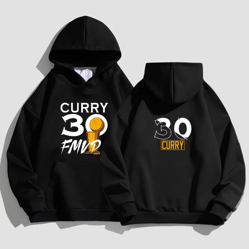 Sweat à capuche Golden State pour hommes et femmes, pull de basket-ball Curry 30, manches longues sportives, sweat à capuche imprimé décontracté