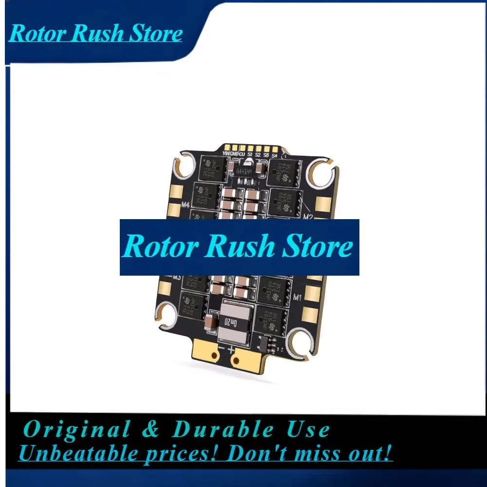 RoRuS60A 4IN1 6S 8Bit V2 ESC HGLRC Big Solder Pad Brushless Speed Controller B-X-40 Firmware