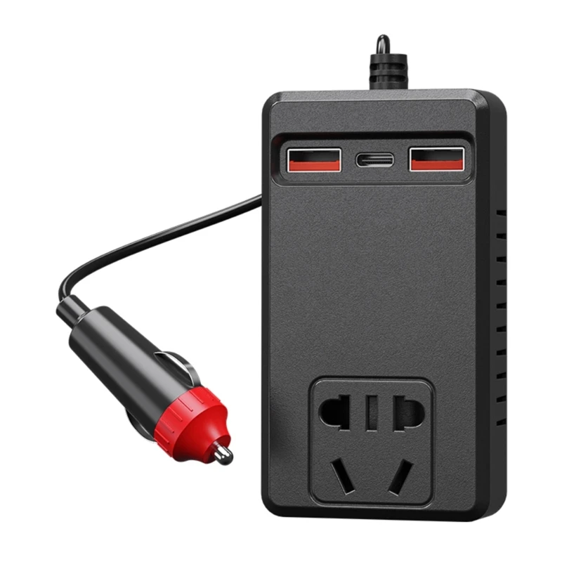 U1JF Auto Power Converter 4 USB Charging Ports Short Circuit For Camping