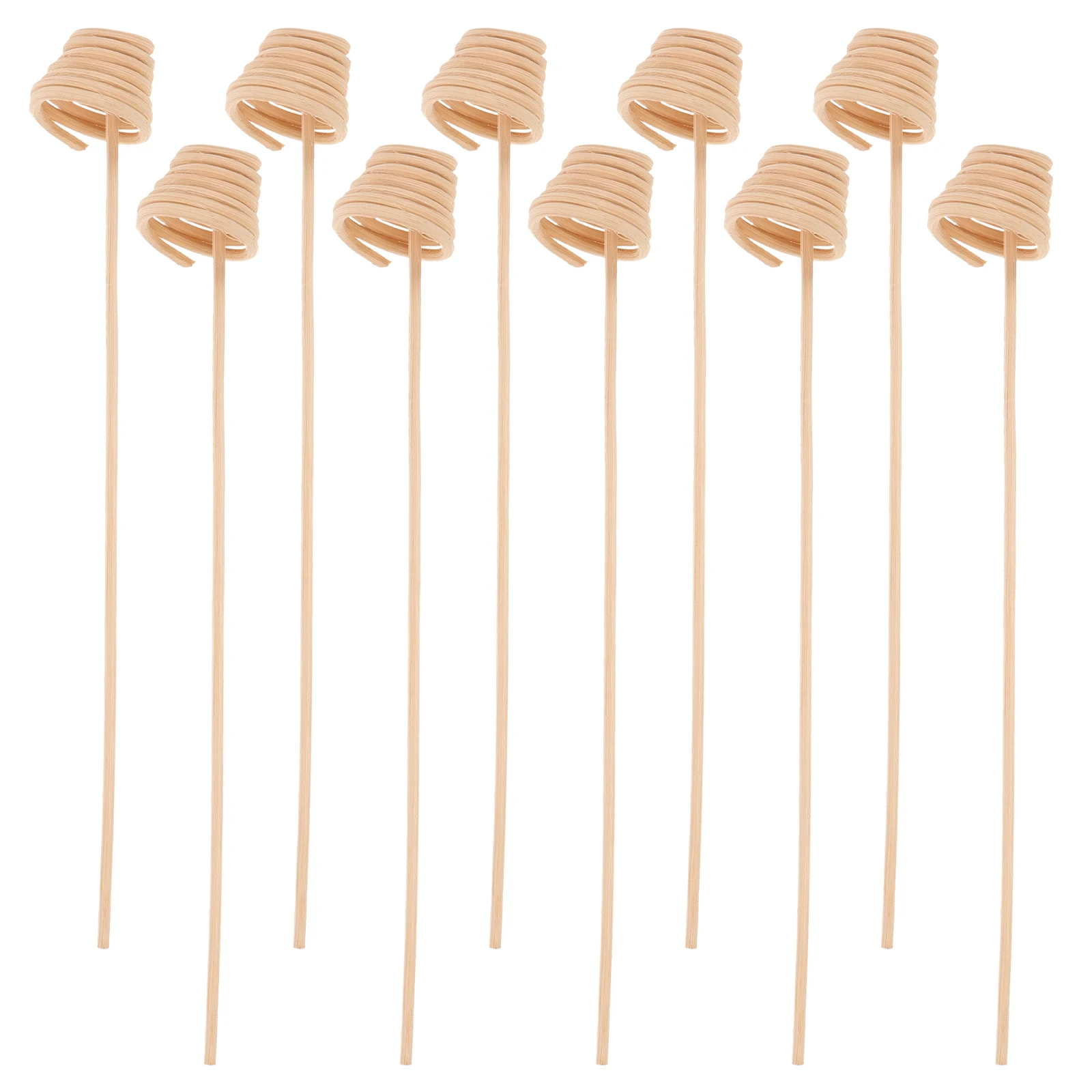 

20Pcs Wavy Spiral Rattan Diffuser Reeds Replacement Sticks Natural Wood Aroma for Essential Oil Fragrance Wavy Diffuser Sticks