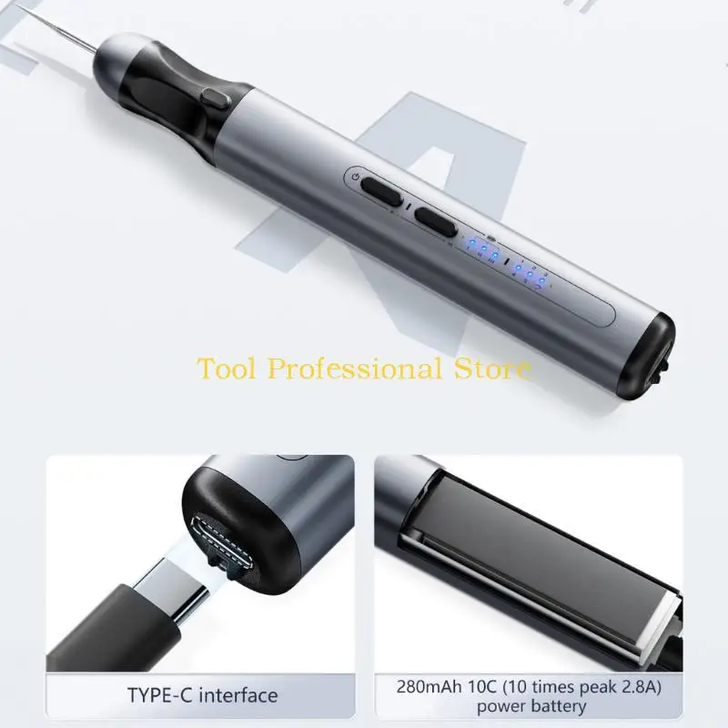 57QF Small  Electric Grinder with High Efficiency Motor Portable Electric Grinding Pen for DIY Enthusiasts & Craft Artists