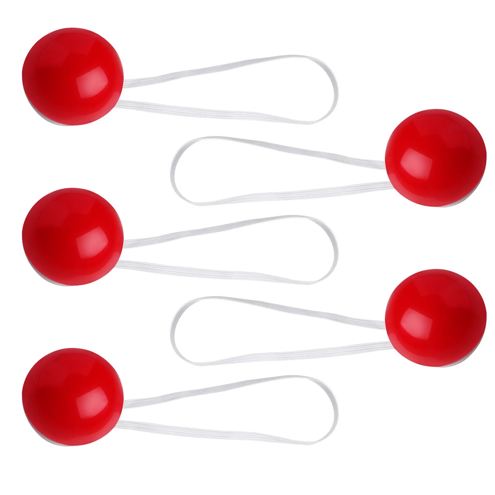 

5Pcs Glowing Red Clown Nose Creative Cosplay Props Halloween Christmas Party Performance Accessory Clown Nose Prop