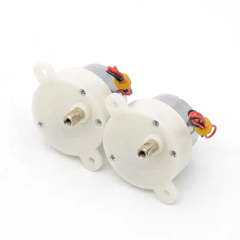 5 Buah JS30-300 Mikro DC 6V 15Rpm Lampu Rumput Laser Lampu Putar Panggung Perangkap Lalat Motor Roda Gigi Kebisingan Rendah
