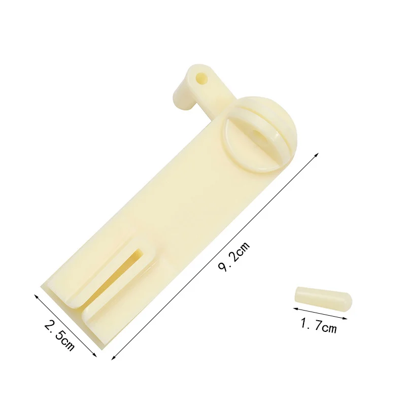 Plastic Floss Bobbins with Floss Bobbin Winder Cross-Stitch Card Thread Holder DIY Embroidery Floss Organizer Sewing Accessories