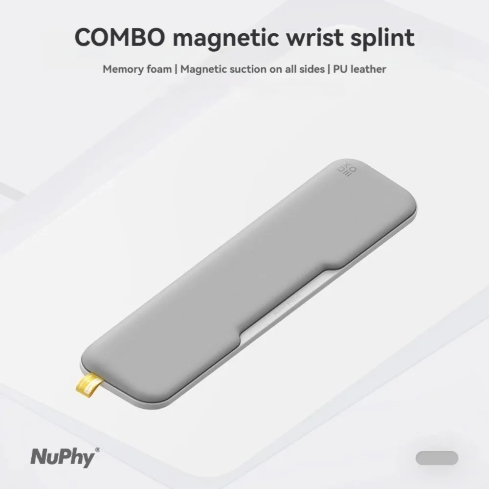 

NuPhy COMBO Hand Wrist Rest Panel Magnetic Suction Soft Memory Sponge Custom Ergonomic PU Leather Pads Wrist for Office Keyboard