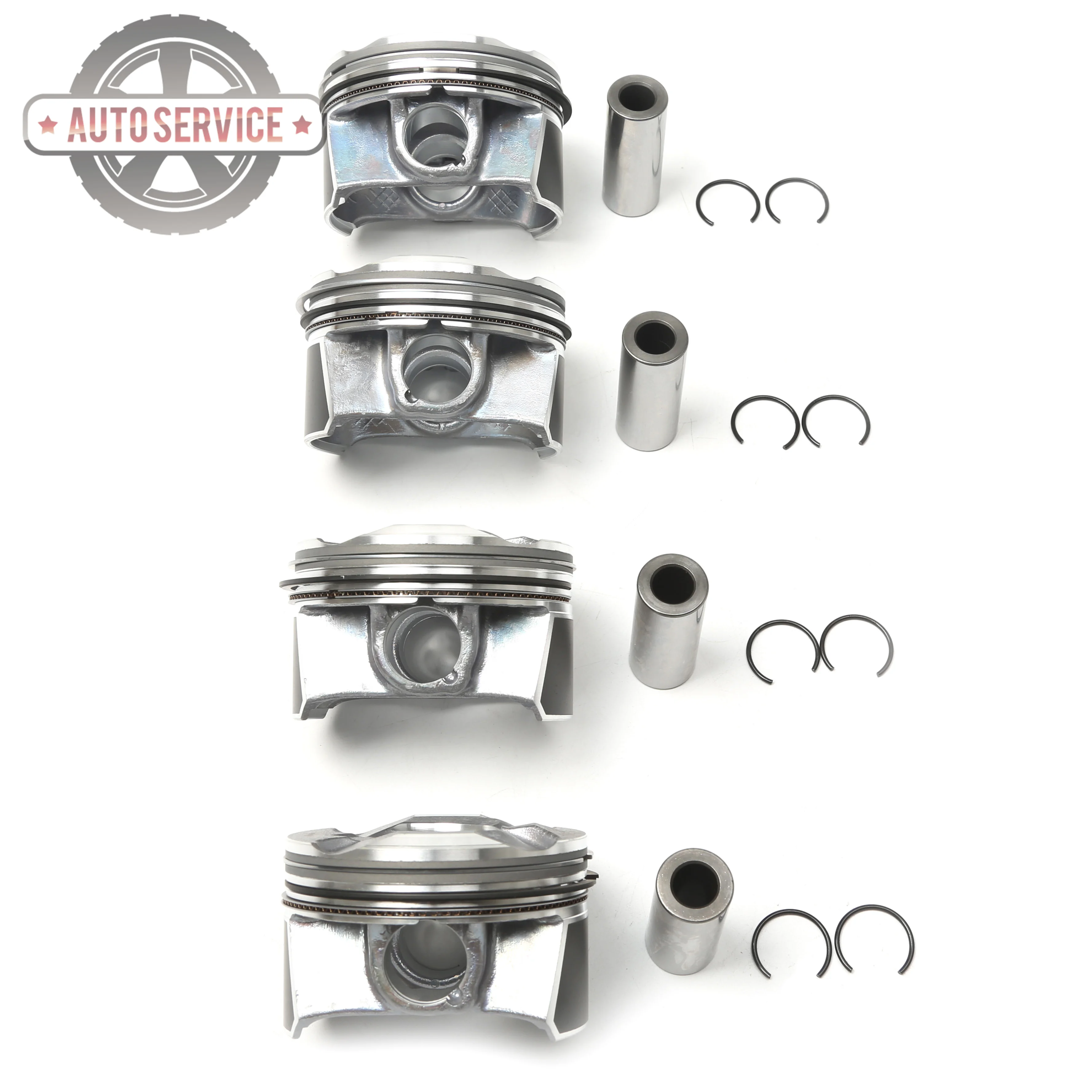 11257601181 Car  Pistons Assembly Oversized 0.50MM Set For BMW 118 i Citroen C4 I MINI Convertible Cooper S Peugeot  308 I