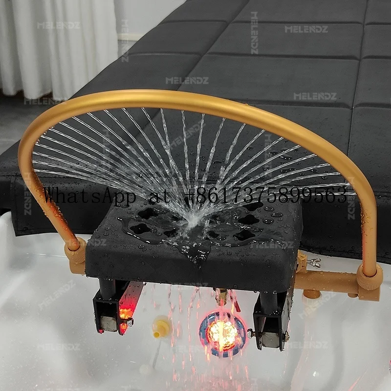 Multifunctional Thai Massage Shampoo Bed with Water Circulation and Heating Adjustable Comfortable Salon Furniture
