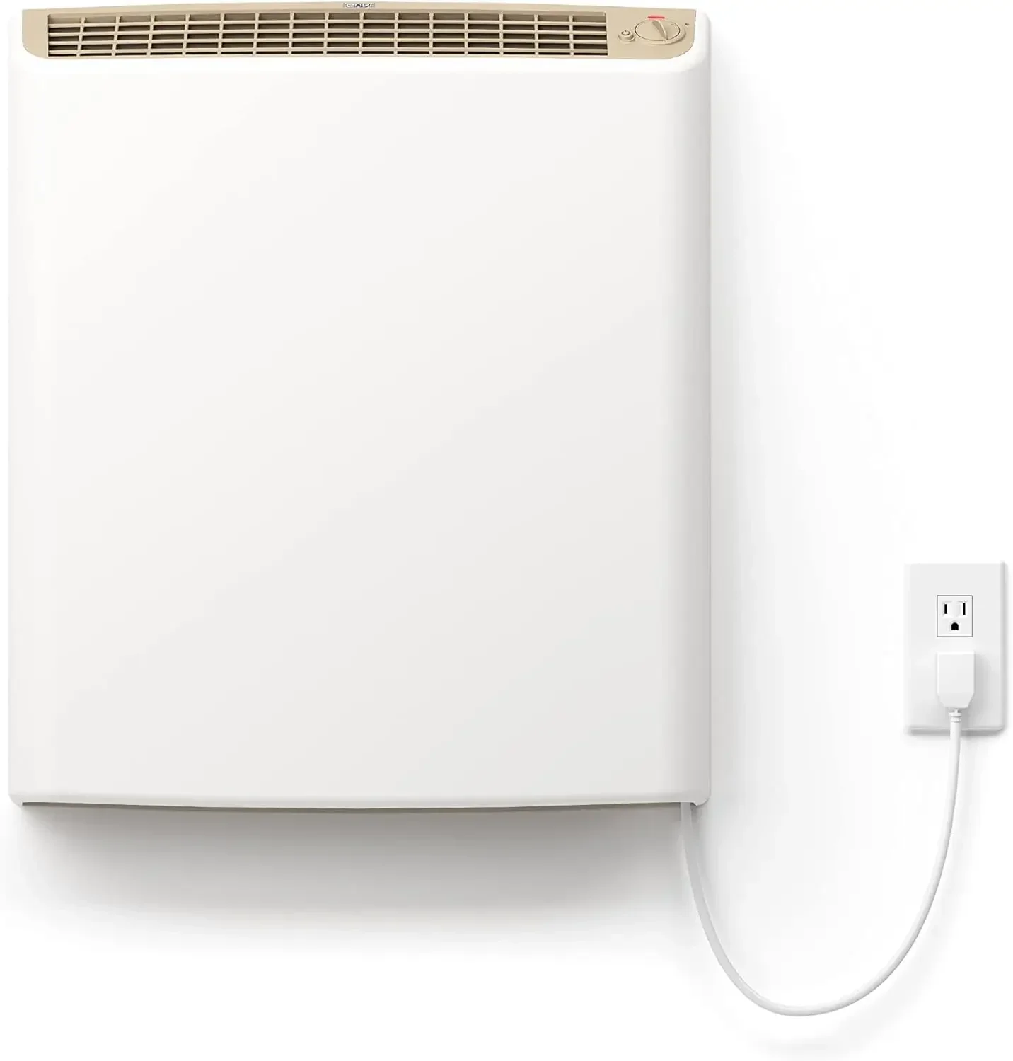 Aquecedores de parede de painel elétrico plug-in EnviMAX para salas grandes, 1000 Watts, aquecimento 24/7 com proteção de sensor de segurança, patenteados e silenciosos