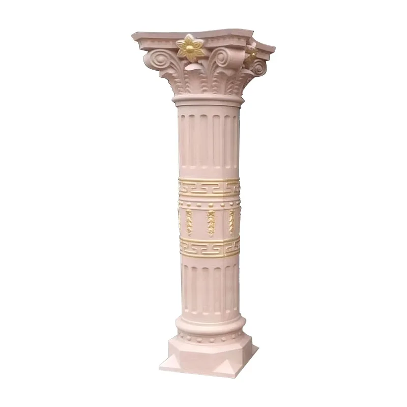 Cement Roman pillar mold, plastic villa round Roman pillar mold