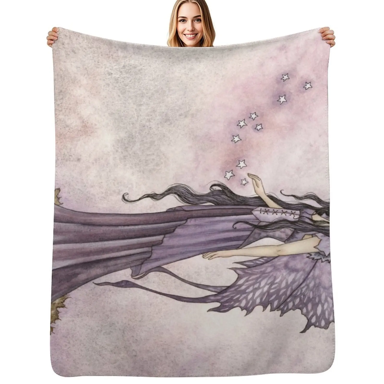 

I Will Return As Stars Throw Blanket decorative Hair halloween for sofa Blankets