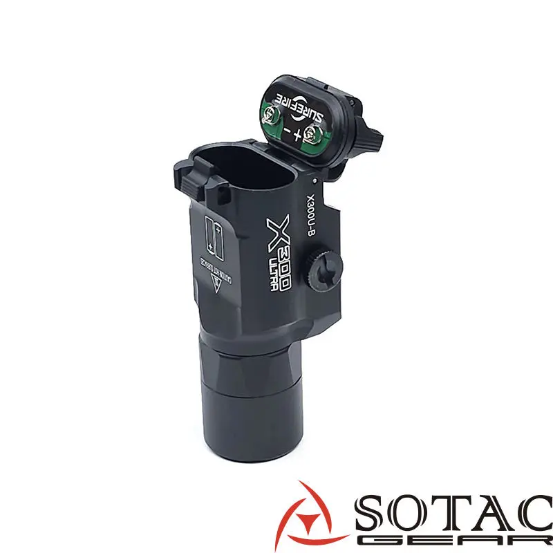 SOTAC Taktische X300U-B X300UB Scout Light Airsoft Hängeleuchte Stroboskop LED Jagd Metall X300U-B Taschenlampe Passend für 20mm Schiene – Detail 3