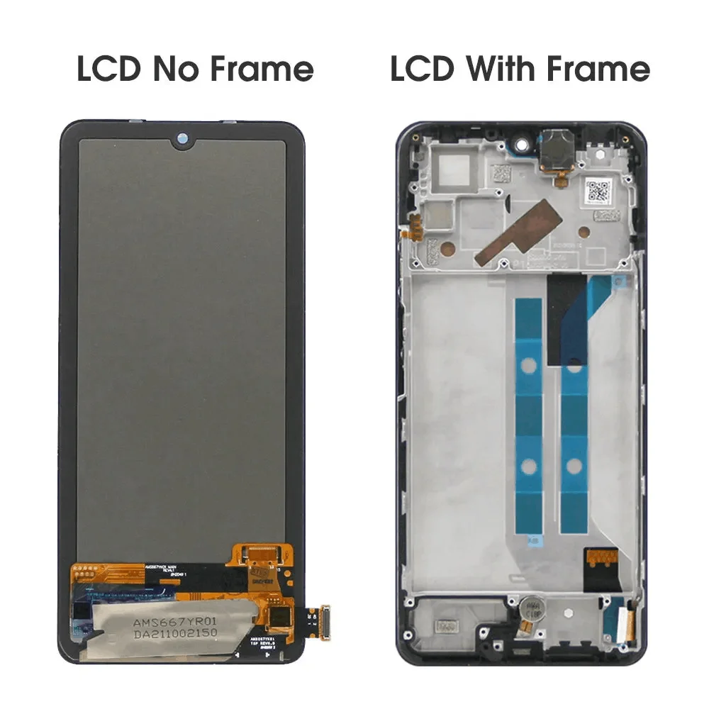 For Xiaomi Redmi Note 12 Pro 4G  ‎2209116AG LCD Display With Frame Touch Digiziter Assembly For Note12Pro 4G Screen Replacement