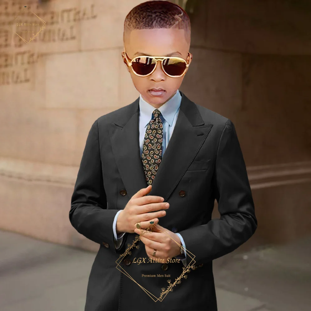 Boys' Suits - Formal suit sets, suitable for wedding groomsmen, graduation ceremonies, and birthday attire.