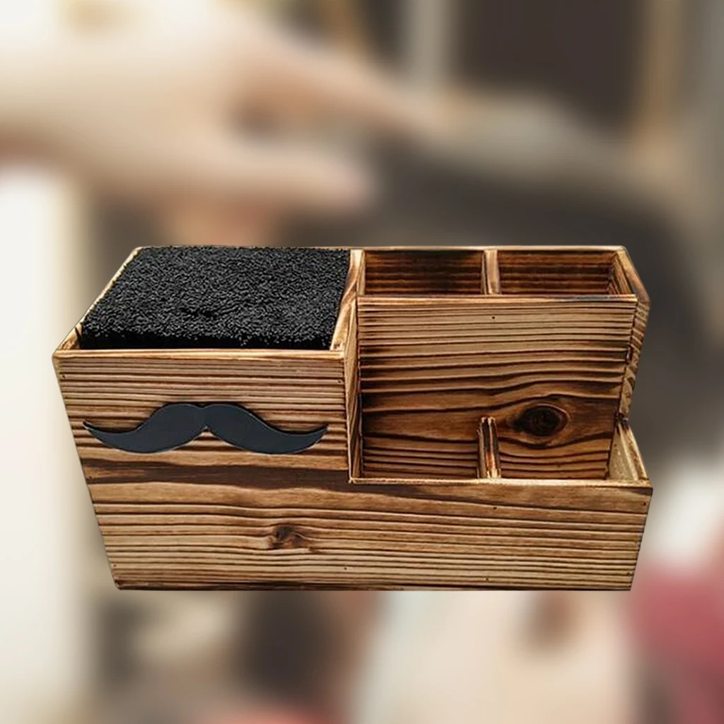 Stojak na nożyce do pielęgnacji zwierząt domowych Organizer do strzyżenia włosów Szczotki Salon Narzędzia Walizka Fryzjerska Uchwyt na nożyczki Grzebień Klipsy Pudełko do przechowywania