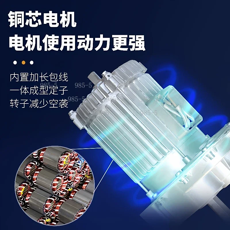 Miniature Electric Hoist With Sports Car One‑piece 220V Household Small Crane Small Electric Hoist Hoist Running