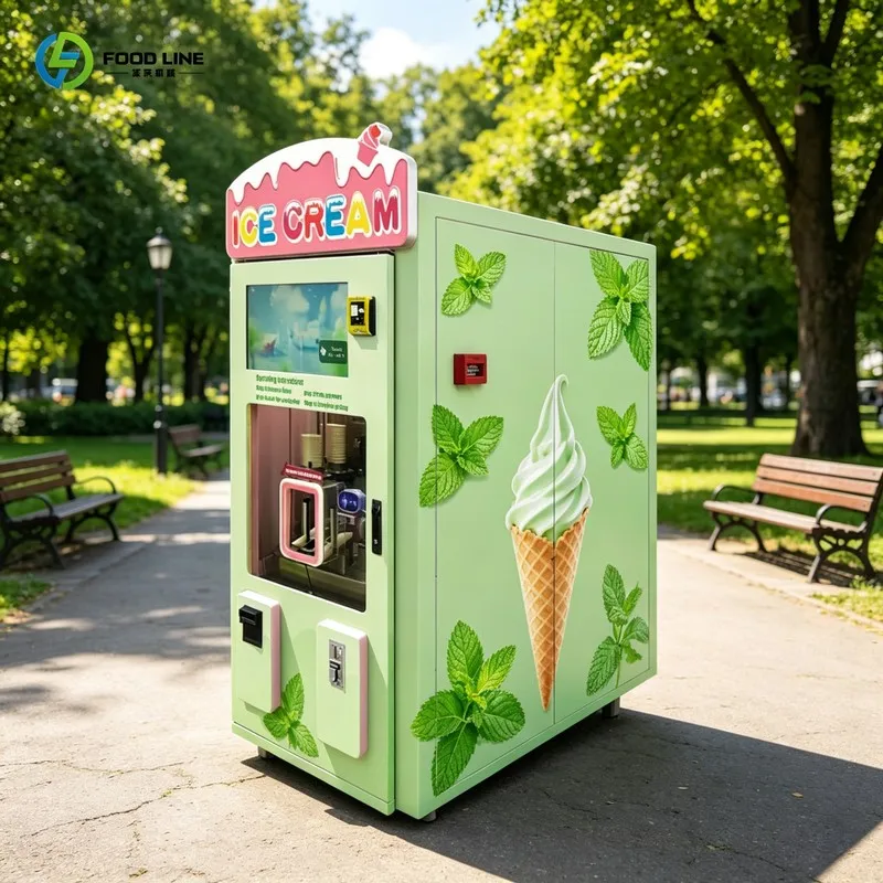 Automatic Ice Cream Vending Machine for Commercial Use with 30 Seconds Speed FL Customized Vending Machine