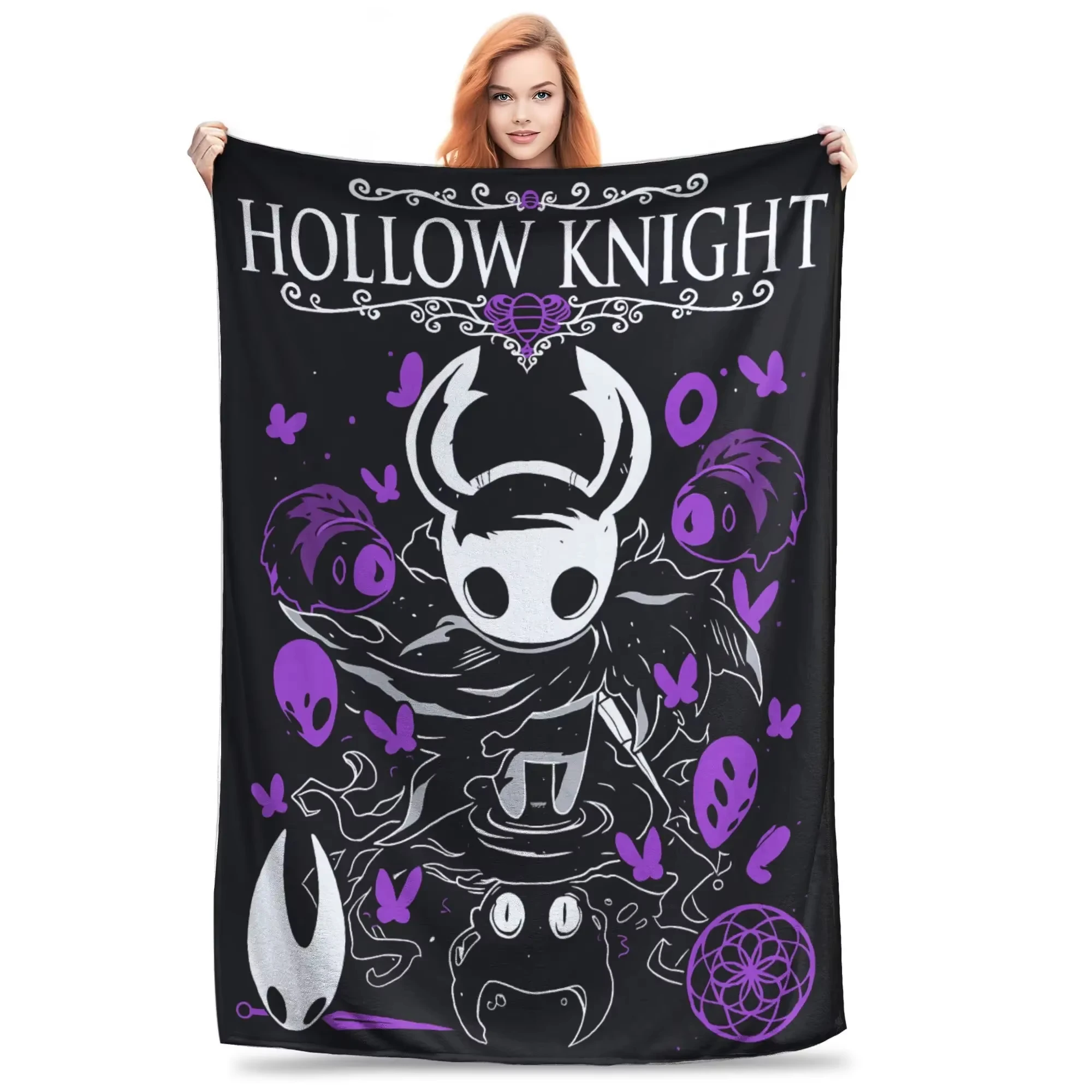 هولو نايت الترا لينة الفانيلا كل موسم رمي بطانية دافئة دافئة للأطفال الكبار الأريكة كرسي الشارع الاتجاه ديكور المنزل #2