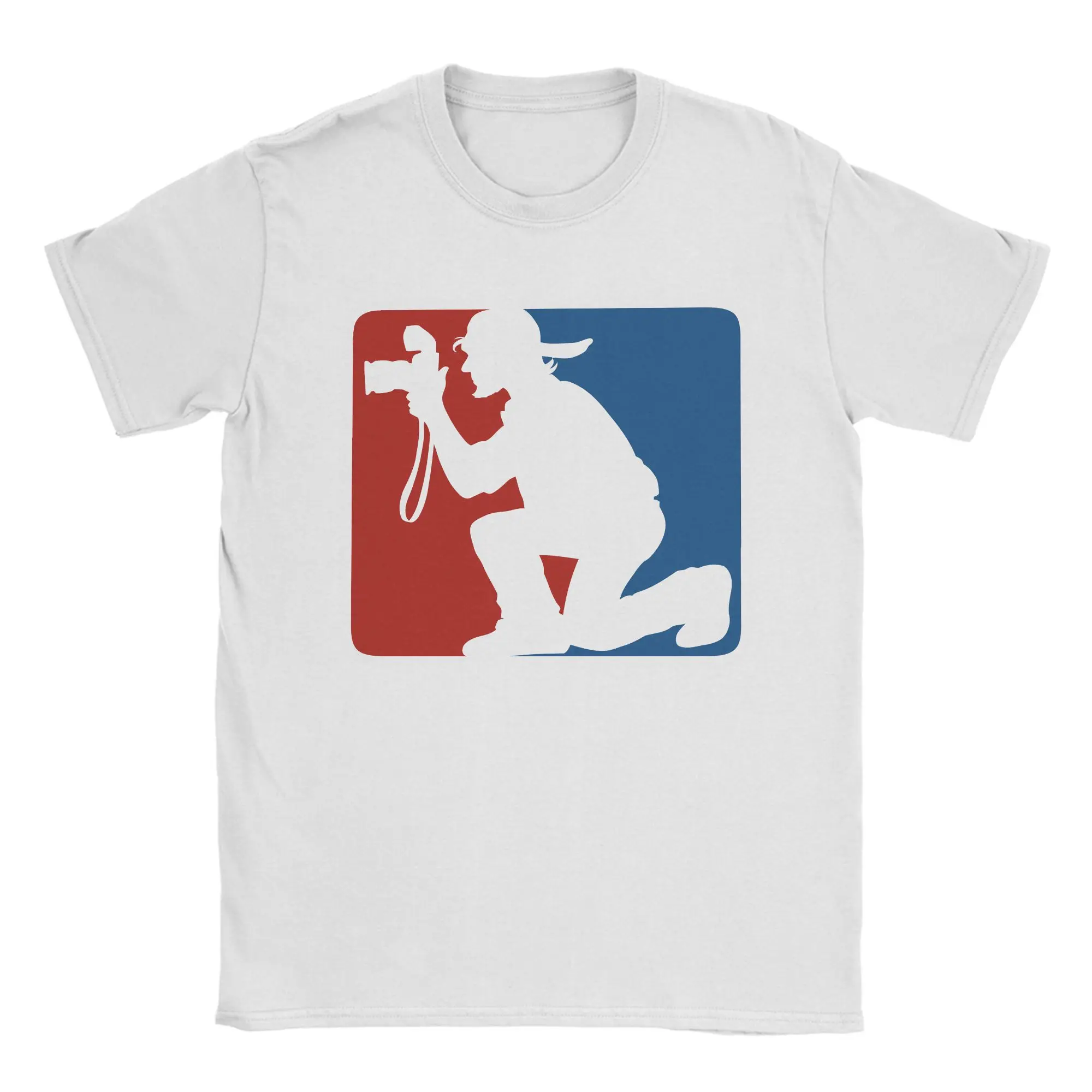 Novelty Photographer League T Shirt For Men Women Cotton Short Sleeve  Round Neck Summer Top Tee
