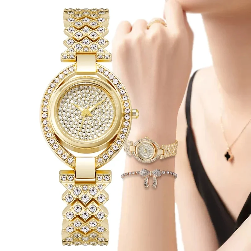 Sophisticated Women's Watch Creative Design Fashionable Quartz Watch Alloy Strip Women's Watch Oval-shaped Lady's Bracelet Clock