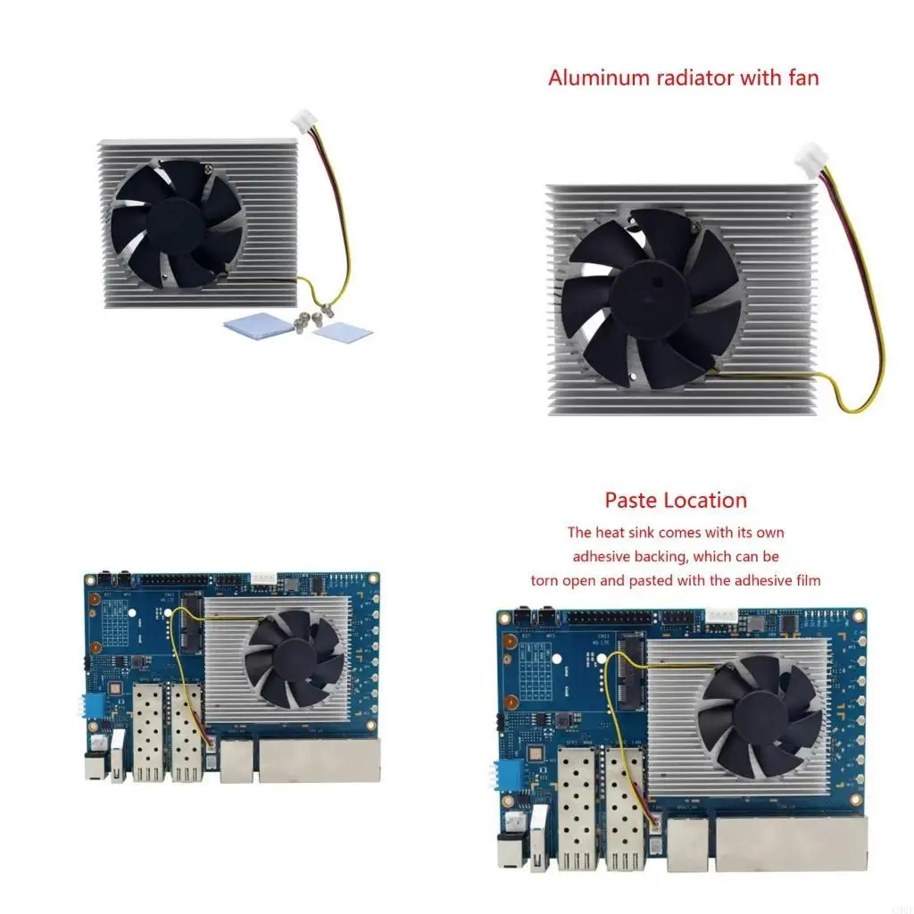 

C90F охлаждающий вентилятор с быстрым охлаждением для радиаторов макетной платы Banana