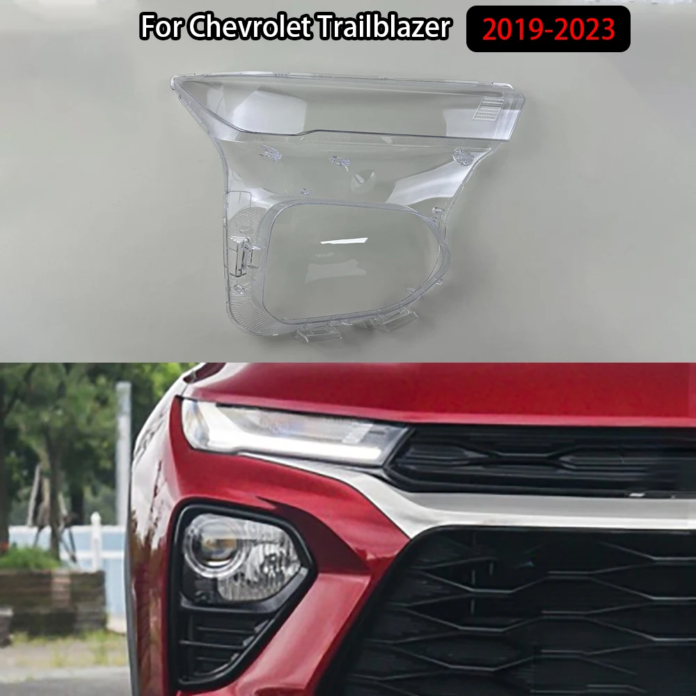 

For Chevrolet Trailblazer 2019-2023 Headlamp Cover Transparent Headlight Lens Plexiglass Replace Original Lampshade