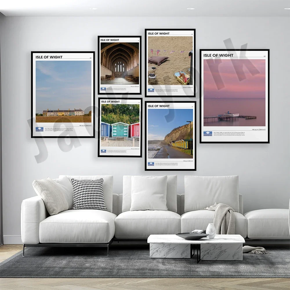 Aerial beach photography, beach pier, sunset, Isle of Wight, Brook, seaside prints, Sandown, coastguard hut, seascape poster