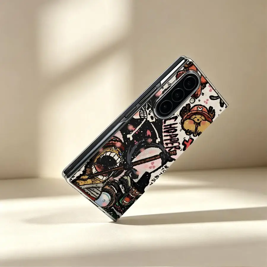 Transparent Soft Phone Cover Case for Samsung Galaxy ZFold4 ZFold7 ZFold3 ZFold5 Z Fold 7 6 5 4 3 ZFold6 Straw Hat Crew - view 4