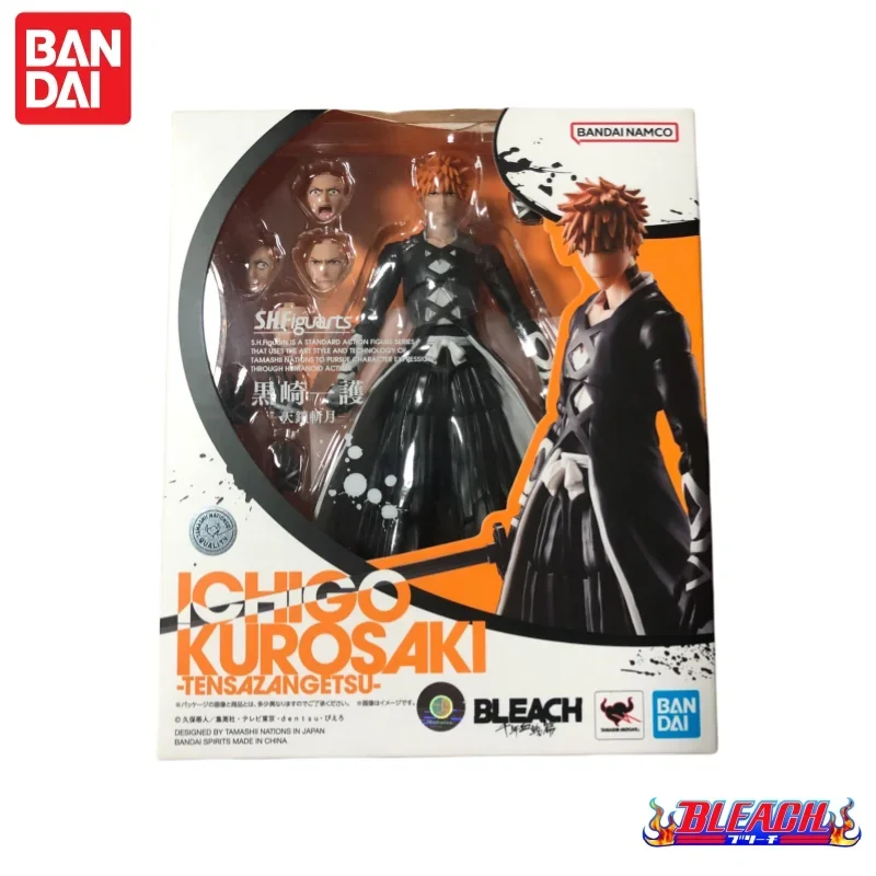 

В наличии Bandai Original S H Figuarts Bleach Kurosaki Ichigo Фигурка Модель Куклы Совершенно новая коробка Аниме Фигурки Игрушки