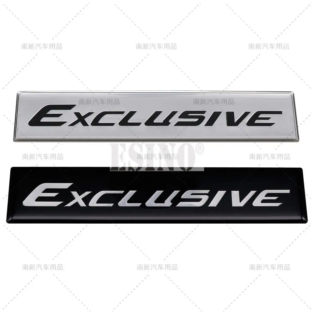 

Car Styling New 3D Exclusive Metal Aliminium Glue Rear Trunk Fender Adhesive Badge Body Tailgate Displaceme Decorative Emblem