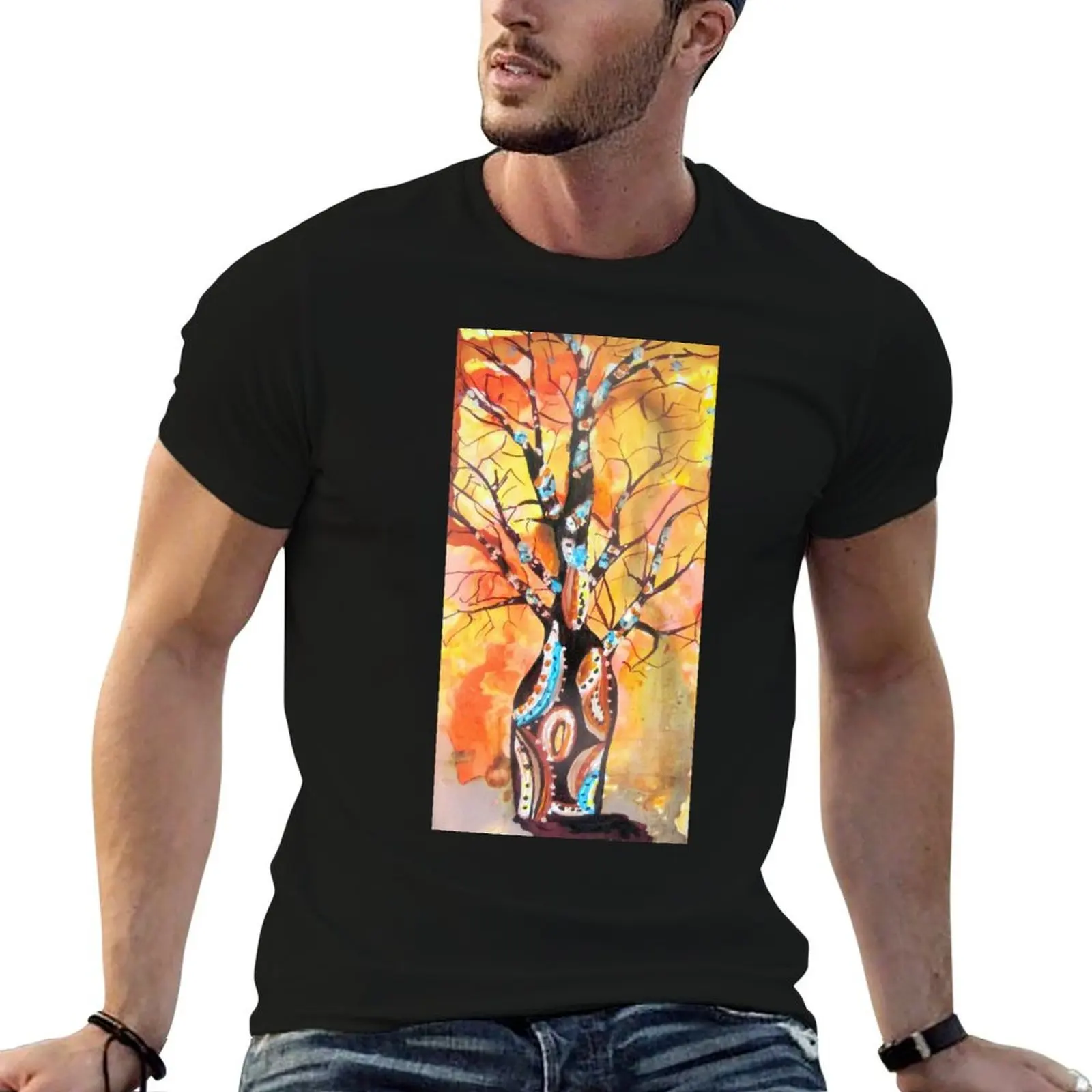 

Boab Tree T-Shirt t shirt men 100% cotton luxury brand mens graphic t shirts T-Shirt