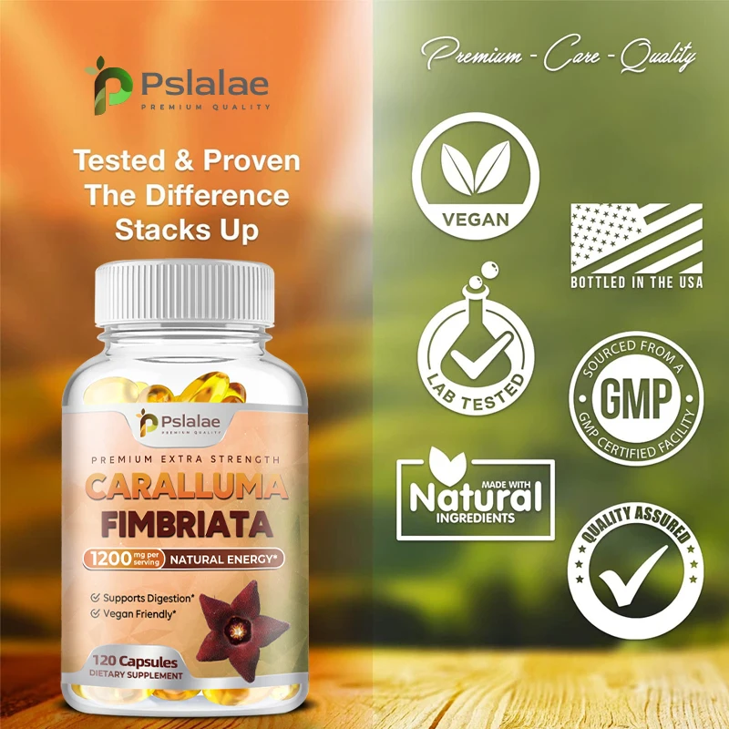 Pure Caralluma Fimbriata Extract Highly Concentrated 1200 Mg - Natural Endurance Support