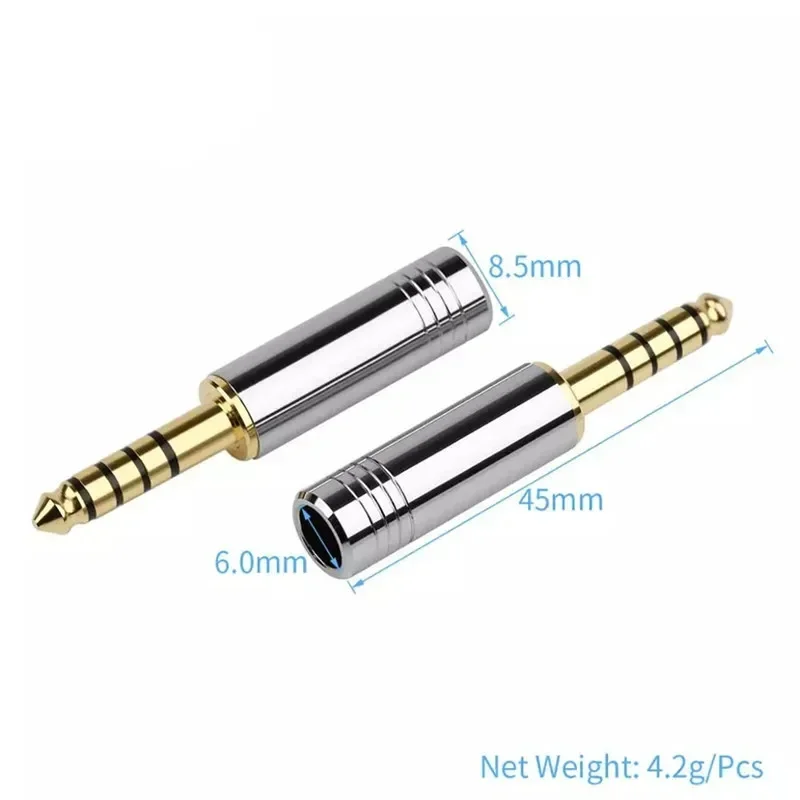 Balanced Interface 4.4mm Connector Audio Jack Speaker Terminal 5 Pole Gold Rhodium Plated For NW-WM1ZA Consumer Electronics