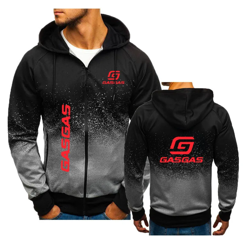 

Men's hoodie Motorcycles GasGas Printed Tops Hoodies Man Jacket zipper Clothing Fashion Casual Sweatshirt Harajuku sportswear
