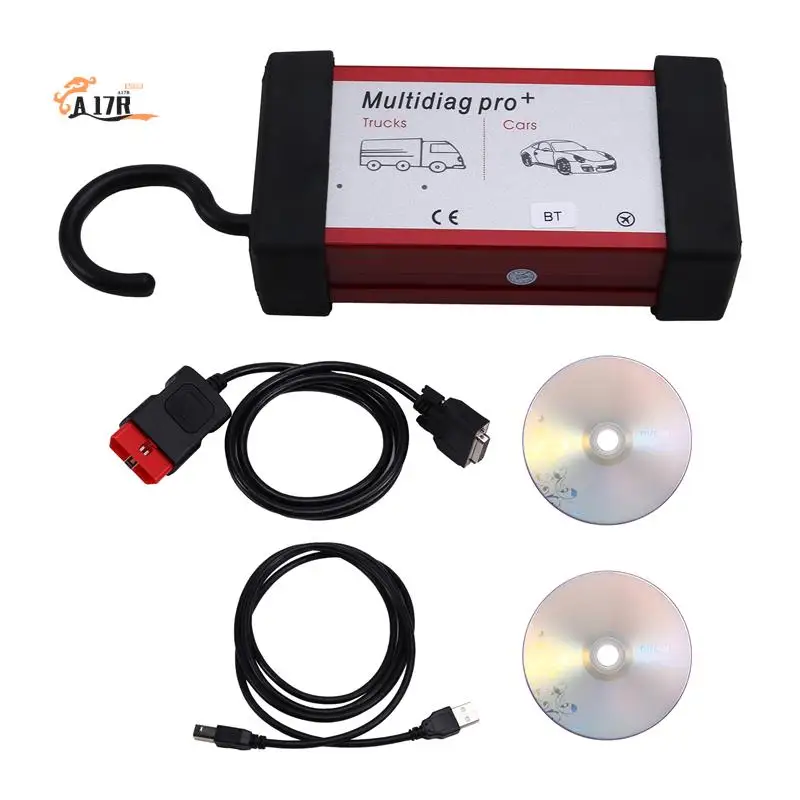 

A17R-Car Truck Diagnostic Tool Multidiag Pro+ PCB TCS Bluetooth OBD2 Scanner V9.0 V2021.11 NEC NAIS Relay