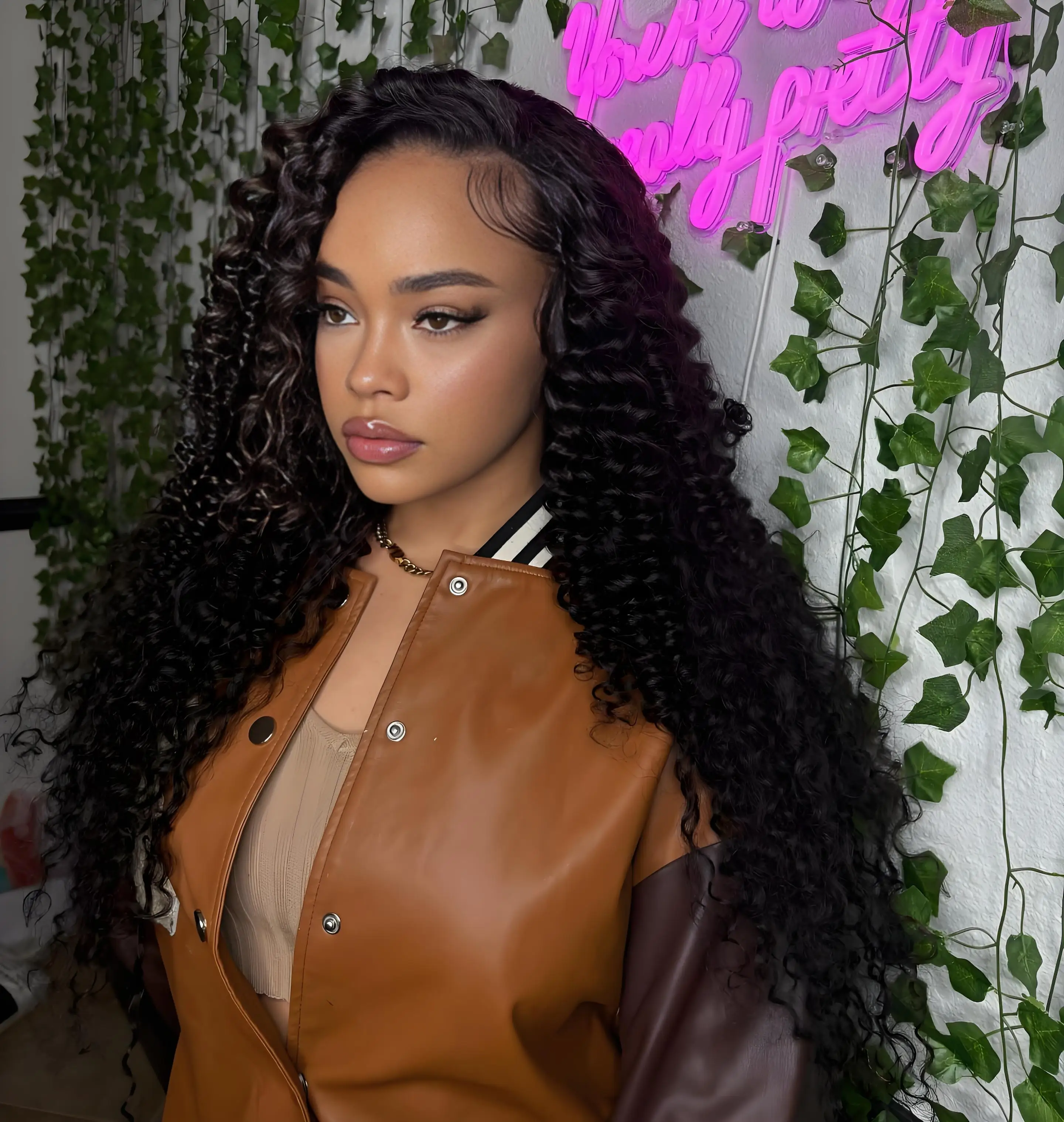 

40 44 Inch Curly Pre Plucked Brazilian Hair 13x4 13x6 Hd Transparent Lace Front Wig Human Hair 220 Density Deep Wave For Women