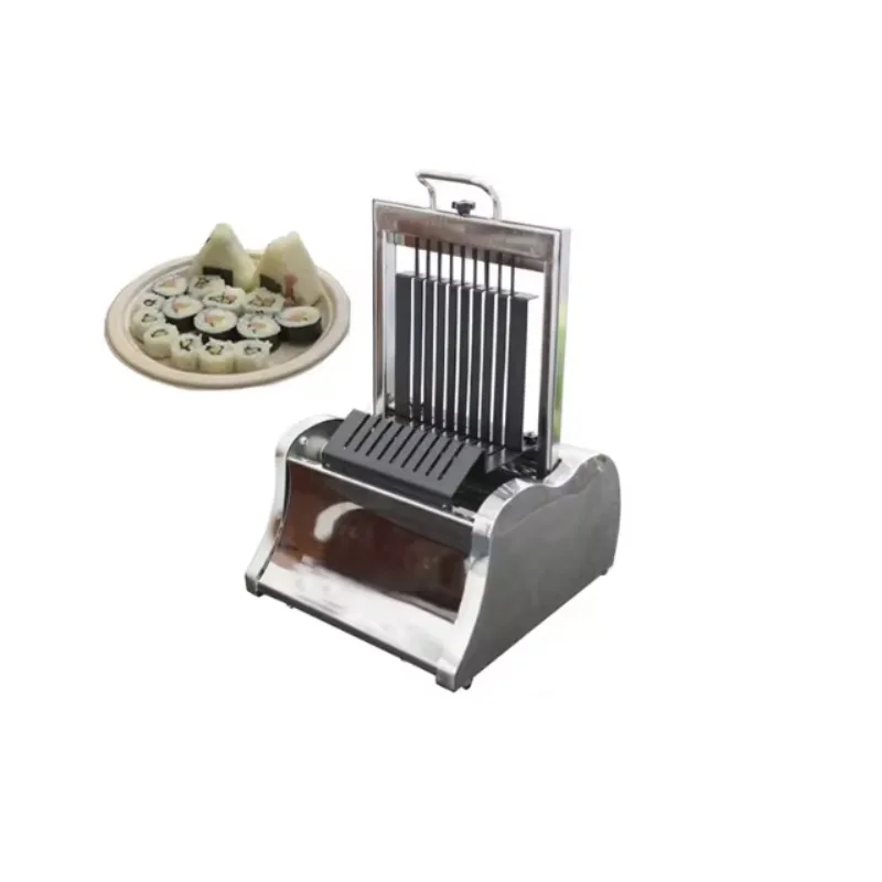 Commercial Use Fast Speed Small Sushi Roll Cutter Cutting Machine Stainless Steel Seaweed Wrapped Rice