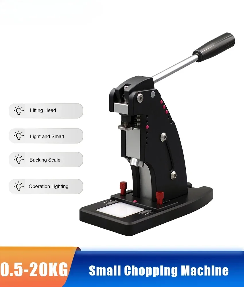 Small Silent Cutting Machine Lightweight and Easy To Install Manual Punching  Leather Hand Pressing