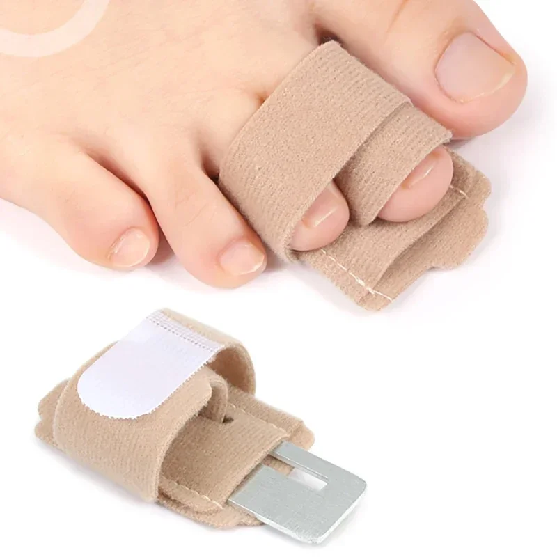 Hammer Toe Straightener Toe Splints Bandages For Correcting Hammertoe Crooked & Overlapping Toes Protector