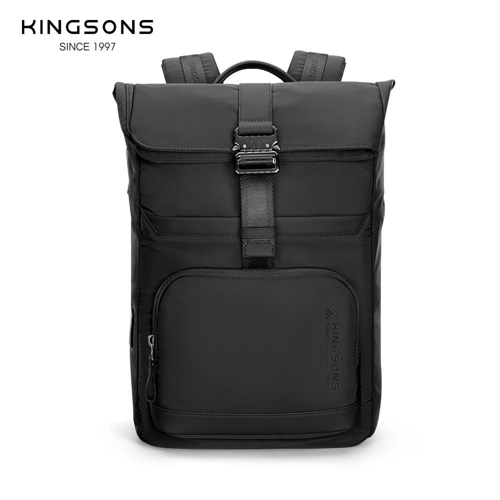 Kingsons Urban Style Backpack Men 15.6 inch Laptop Business Travel Backpack Usb Charging Port Waterproof Dropshipping Wholesale