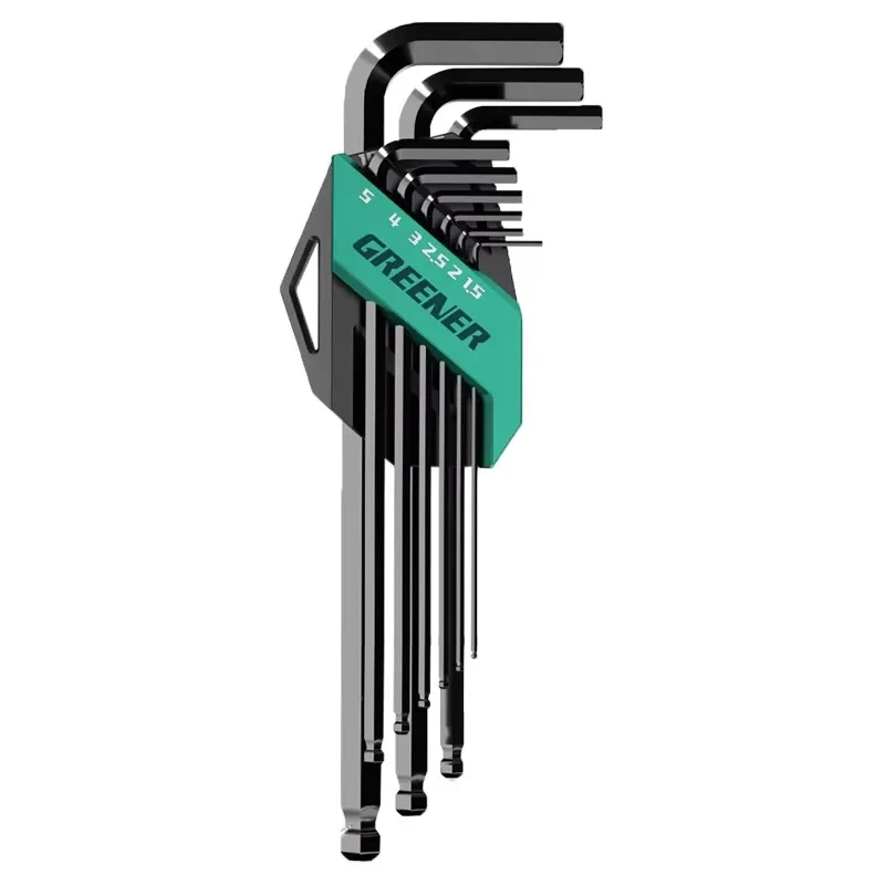 High Strength Allen Key Hex Wrench Set – Multi-Size L-Type Hexagon Spanner Set for Socket Screws & Mechanical Repairs 6